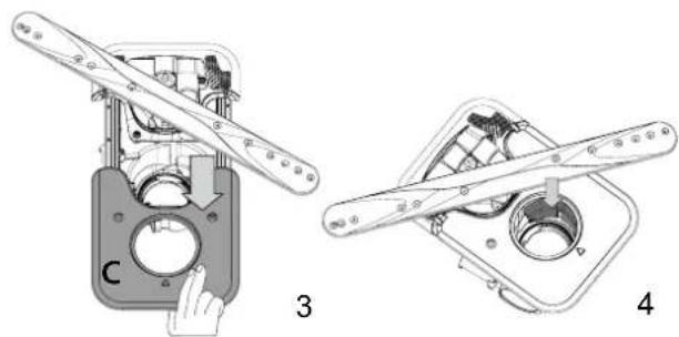 WHIRLPOOL W7F HS41 X - Der Geschirrspüler darf nie ohne Filtersiebe oder mit ausgehängten Filtern in Betrieb genommen werden. - 2