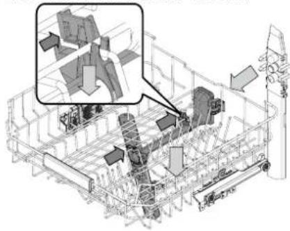 WHIRLPOOL W7F HS41 X - Non utilizzare mai la lavastoviglie priva dei filtri o con i filtri allentati. - 2
