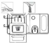 WHIRLPOOL W7F HS41 X - REMLIR LE DISTRIBUTEUR DE DÉTERGENT - 1