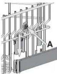 WHIRLPOOL W7F HS41 X - Regolazione in altezza del cestello superiore - 1