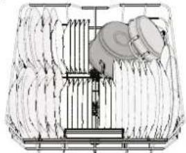WHIRLPOOL W7F HS41 X - Nastavenie výšky vrchného koša - 3