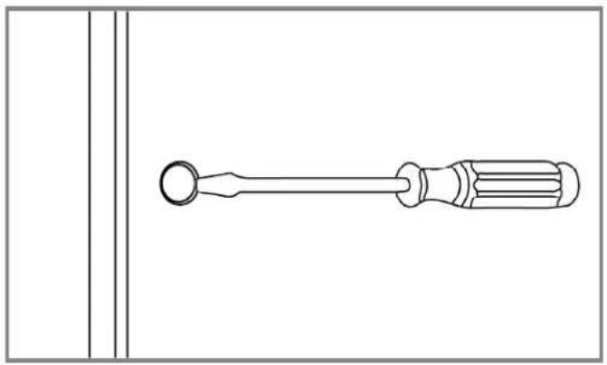 Veripart VPVR186NFD - Install the handle - 1