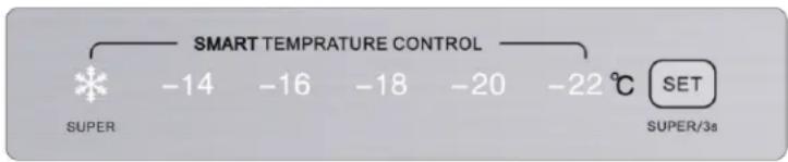 Veripart VPVR144NFE - Temperature setting - 1