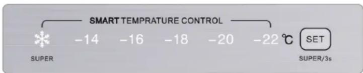 Veripart VPVR170NFE - Réglage de la température - 2