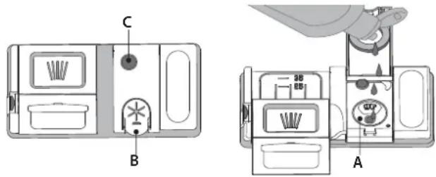 INDESIT D2I HL326 - LLENADO DEL DISPENSADOR DEL ABRILLANTADOR - 1