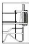 INDESIT D2I HL326 - SUJECIONES PLEGABLES CON POSICIÓN AJUSTABLE - 1