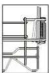 INDESIT D2I HL326 - CLAPETE RABATABILE CU POZITIE REGLABILĂ - 1