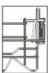 INDESIT D2I HL326 - VOLETS PLIABLES AVEC POSITIONS AJUSTABLES - 1