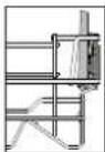INDESIT D2I HL326 - FOLDABLE FLAPS WITH ADJUSTABLE POSITION - 1