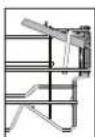 INDESIT D2I HL326 - FOLDABLE FLAPS WITH ADJUSTABLE POSITION - 2