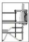 INDESIT D2I HL326 - СКЛАДАНІПОЛИЧКИЗРЕГУЛЮЄМИМПОЛОЖЕННЯМ - 1