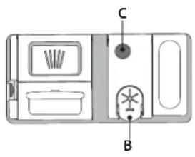 INDESIT D2I HL326 - UMPLEREA DOZATORULUI PENTRU AGENT DE CLĂTIRE - 1