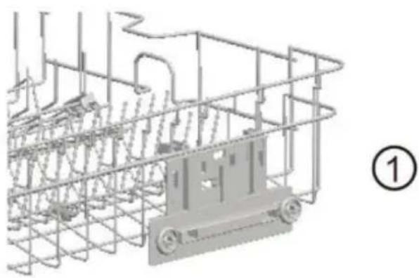 SCHNEIDER SDW1542BDIW - Höhe des Oberkorbs einstellen - 2