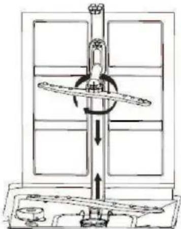 SCHNEIDER SDW1542BDIW - Nettoyage des bras d'aspersion - 1