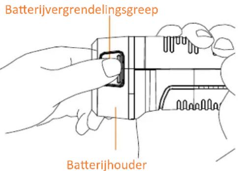 Batterijvergrendelingsgreep Batterijhouder