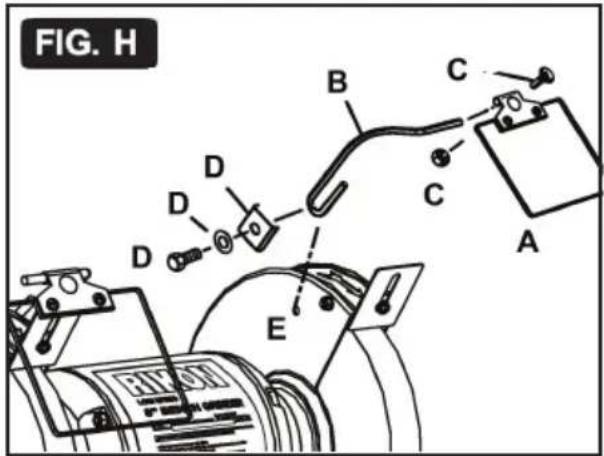 RIKON 80-805 - PORTE-OUTILS (Fig. E et F) - 4