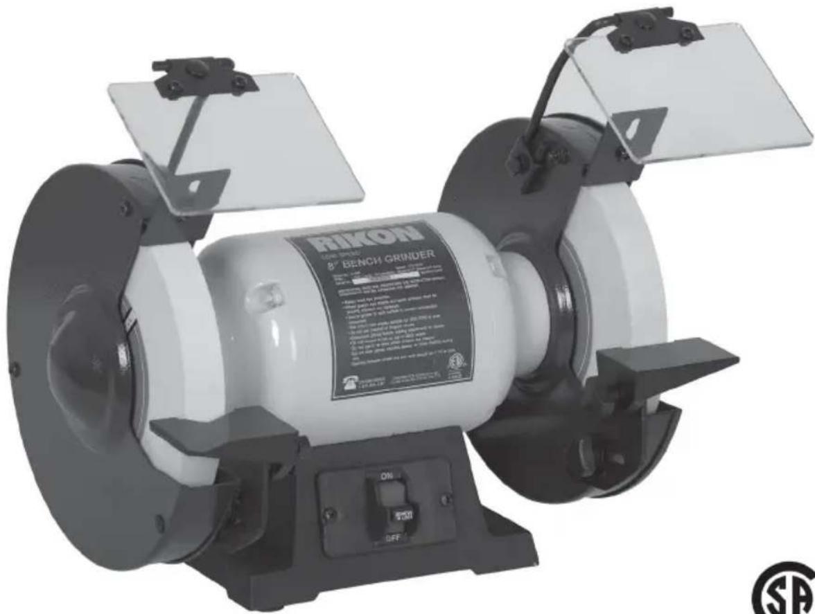 RIKON 80-805 - Touret à basse vitesse de 8" - 1