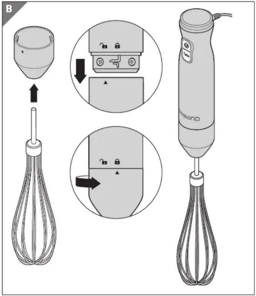 Ambiano GT-SB-04-CH - Schneebesen montieren - 1