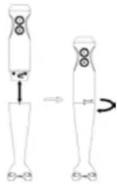 INVENTUM MX350B - Attention: the blade of the stick mixer foot is very sharp. - 1