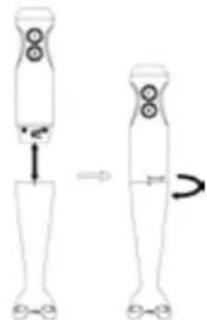 INVENTUM MX350B - Achtung: Das Messer im Stabmixerfuß ist extrem scharf. - 1