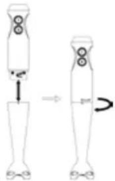 INVENTUM MX350B - Attention : le couteau du pied de mixeur plongeant est très tranchant. - 1