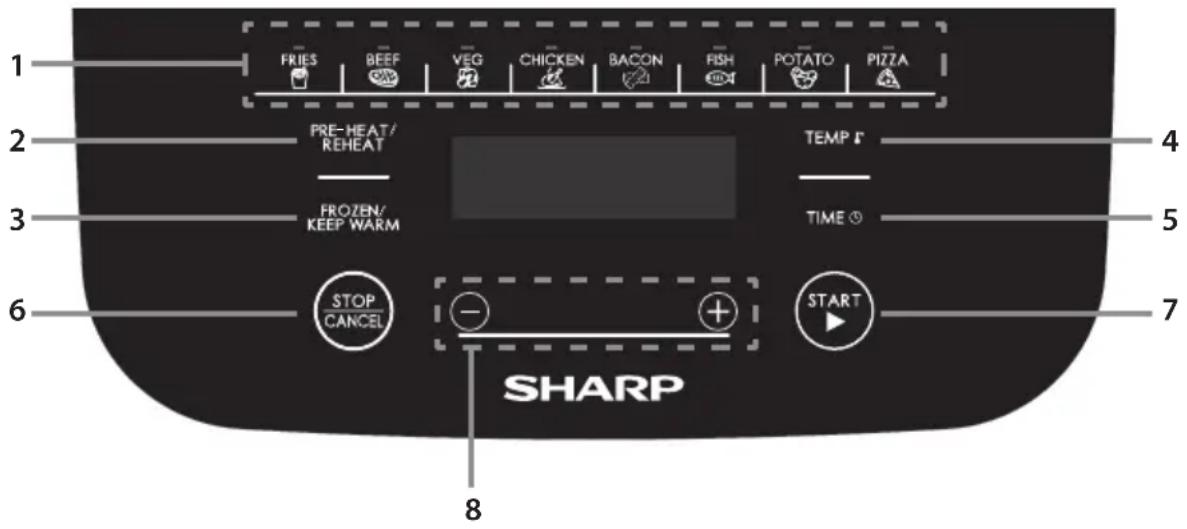 SHARP AF-GS552A - FRITEUSE À AIR ET ACCESSOIRES - 3