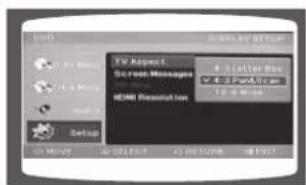SAMSUNG MM-C550D - Configuration du type de l'écran du téléviseur - 6