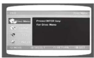 Press ENTER key For Disk Menu