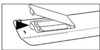SAMSUNG MM-A24 - Установка батарей в пульт дистанционного управления - 1