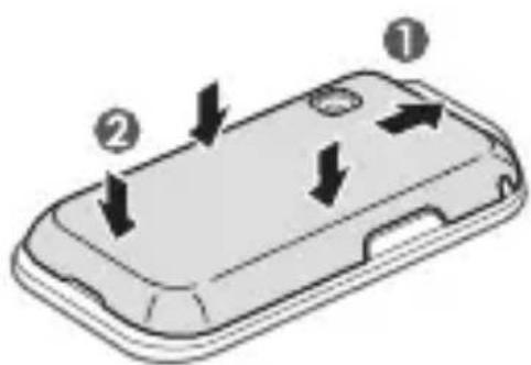 SAMSUNG GT-C3303i - Insérer la carte SIM et la batterie - 4