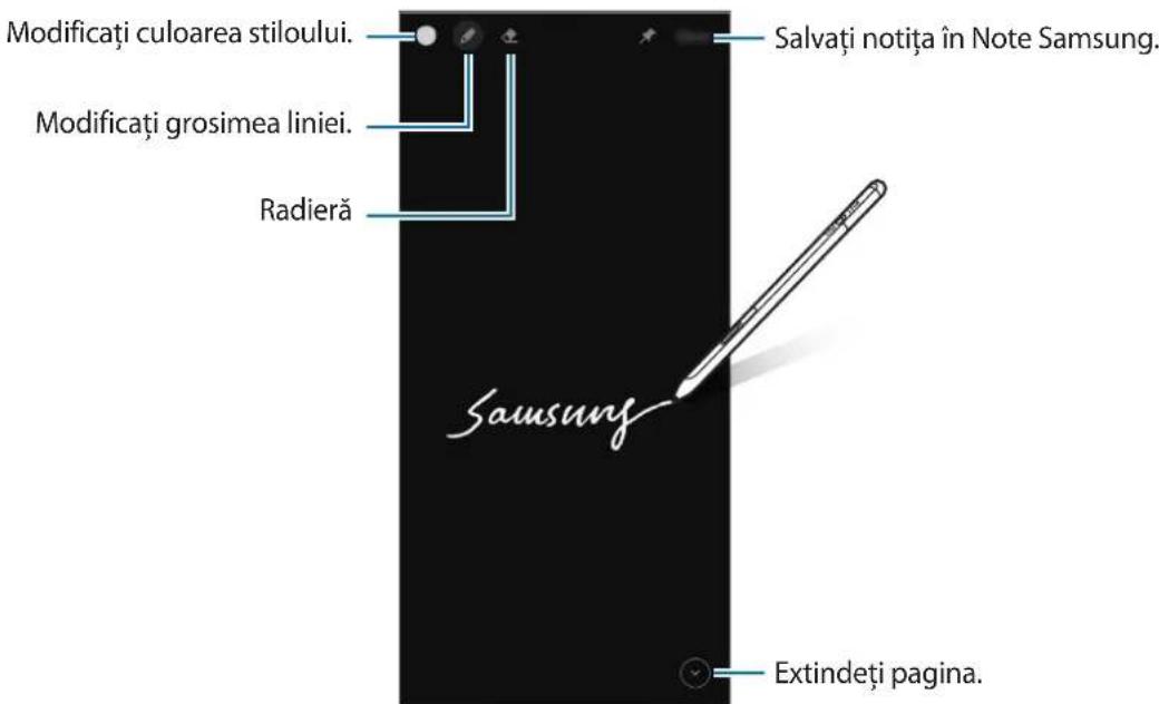 SAMSUNG S Pen Pro - Notiţă pe ecran oprit - 1
