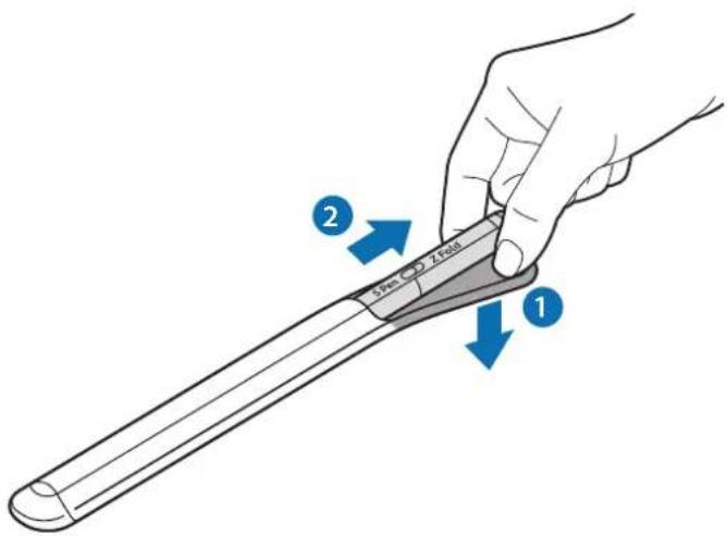 SAMSUNG S Pen Pro - S Pen -kynän irrottaminen - 1