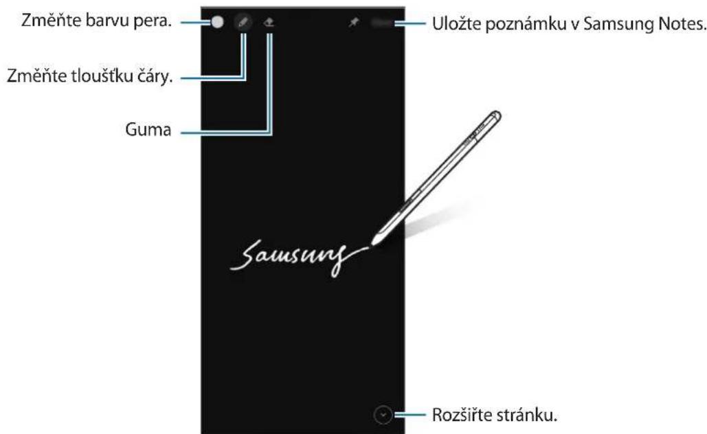 SAMSUNG S Pen Pro - Pozn. na vyp. d. - 1