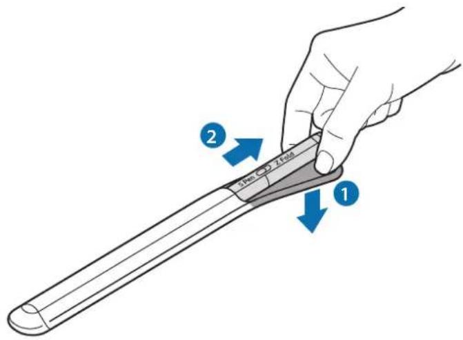 SAMSUNG S Pen Pro - 取下 S Pen - 1