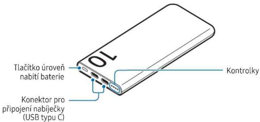 SAMSUNG Battery Pack EB-P3400 - Rozvržení zařízení - 1