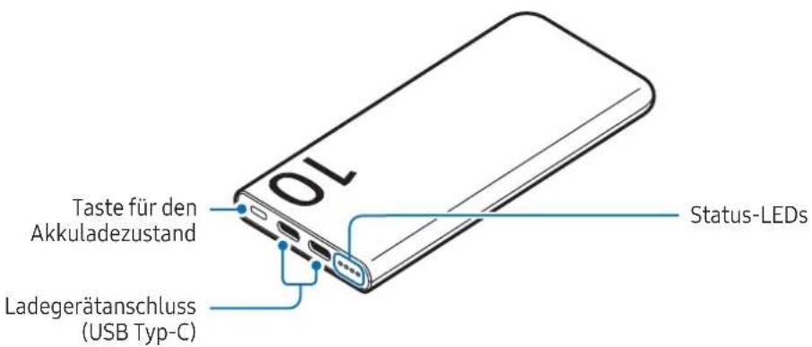 SAMSUNG Battery Pack EB-P3400 - Geräteaufbau - 1