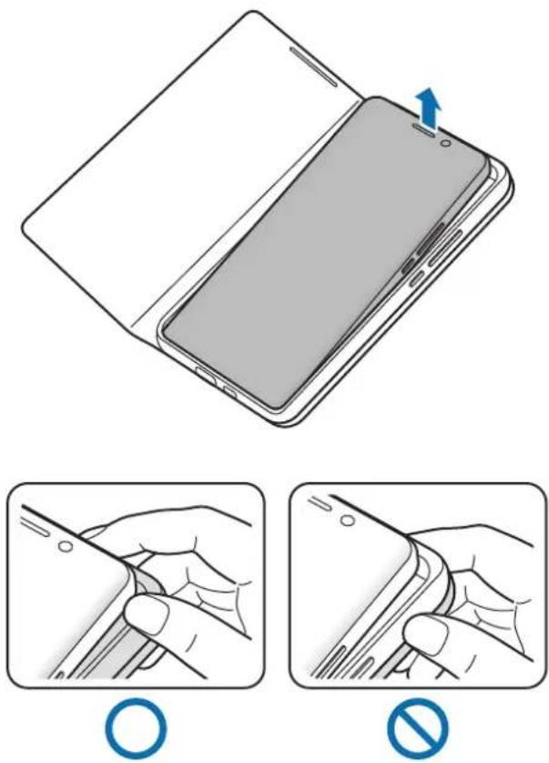 SAMSUNG EF-NG996 - Attaching or detaching the LED View Cover - 3