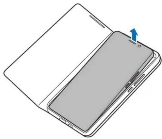 SAMSUNG EF-NG996 - Приєднання та від'єднання чохла LED View Cover - 2