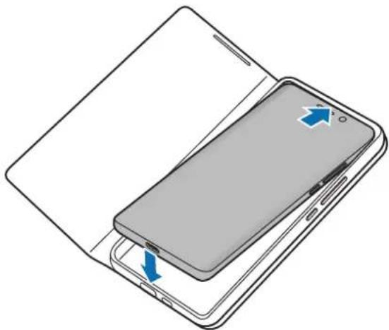 SAMSUNG EF-NG996 - Installation ou retrait de l'étui LED View Cover - 1