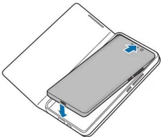 SAMSUNG EF-NG996 - Fissaggio o rimozione della LED View Cover - 1