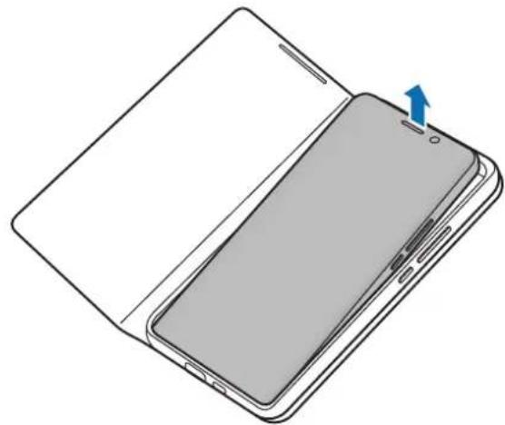 SAMSUNG EF-NG996 - LED View Cover'ı takma veya çıkarma - 2
