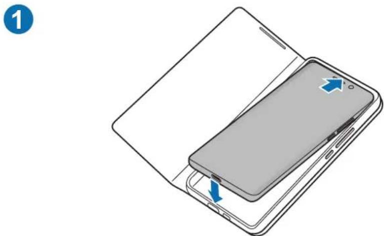 SAMSUNG EF-NG996 - Приєднання та від'єднання чохла LED View Cover - 1