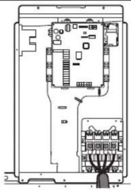 SAMSUNG AM220AXVAGH - Raccordez la borne annulaire du câble triphasé - 1