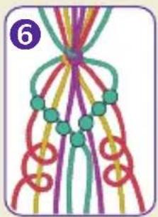 Schmidt Horse Club Freundschaftsbändchen - Pattern: Horse Club browband - 6