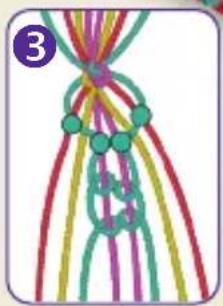 Schmidt Horse Club Freundschaftsbändchen - Pattern: Horse Club browband - 3