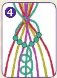 Schmidt Horse Club Freundschaftsbändchen - Pattern: Horse Club browband - 4