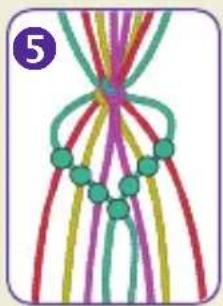 Schmidt Horse Club Freundschaftsbändchen - Pattern: Horse Club browband - 5