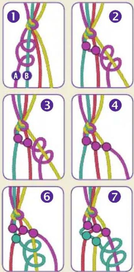 Schmidt Horse Club Freundschaftsbändchen - Pattern: Diagonal - 1