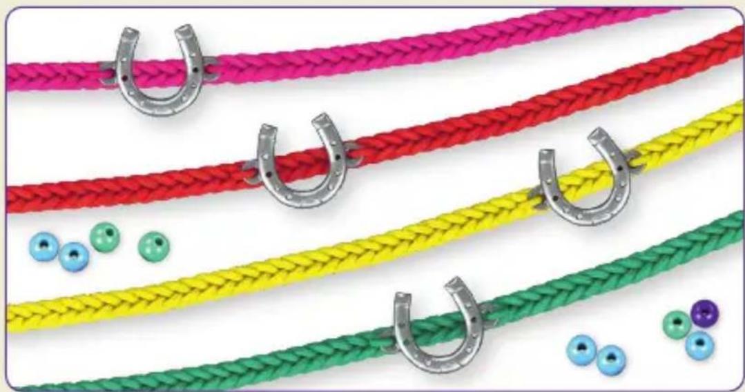 Schmidt Horse Club Freundschaftsbändchen - Pour finir, on coud le fer à cheval - 1