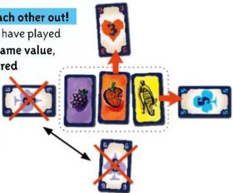 Schmidt Heuschrecken Poker - Same cards cancel each other out! - 1